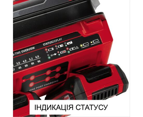 Зарядное устройство для аккумуляторов инструмента Einhell 18V 2x2 Power X-Quattrocharger 4A, PXC (4512102), изображение 3 Зарядное устройство для аккумуляторов инструмента Einhell 18V 2x2 Power X-Quattrocharger 4A, PXC (4512102), изображение 3