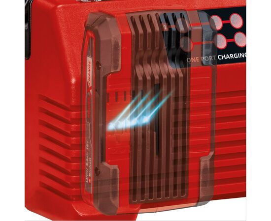 Зарядное устройство для аккумуляторов инструмента Einhell 18V 2x2 Power X-Quattrocharger 4A, PXC (4512102), изображение 4 Зарядное устройство для аккумуляторов инструмента Einhell 18V 2x2 Power X-Quattrocharger 4A, PXC (4512102), изображение 4