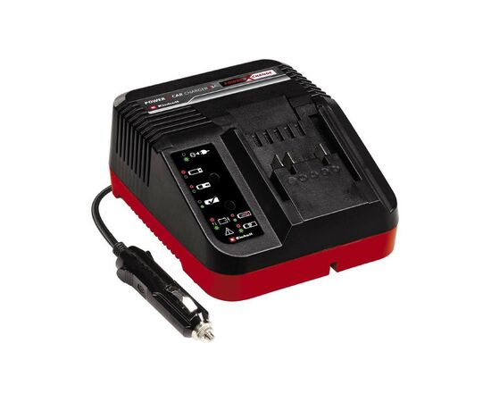 Зарядное устройство для аккумуляторов инструмента Einhell 18V Power X-Car Charger 3A, PXC, от прикуривателя 12В (4512113)