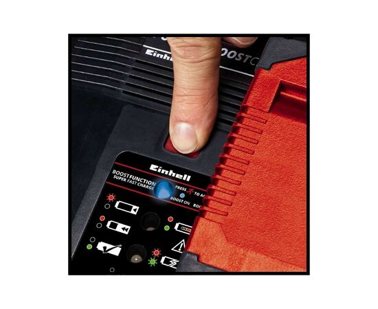 Зарядное устройство для аккумуляторов инструмента Einhell 18V Power-X-Boostcharger 6A, PXC (4512064), изображение 3 Зарядное устройство для аккумуляторов инструмента Einhell 18V Power-X-Boostcharger 6A, PXC (4512064), изображение 3