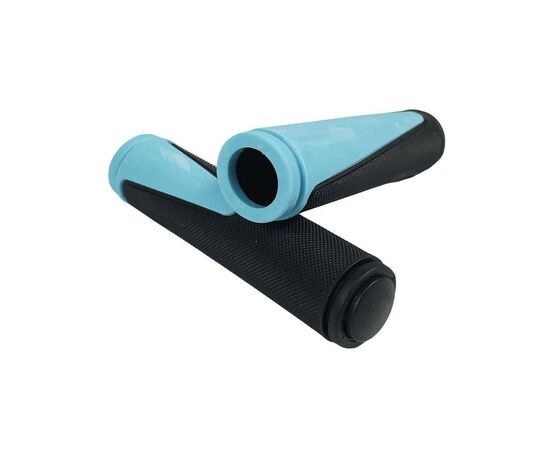 Грипсы Good Bike "DOUBLE" 2 шт 130 мм Blue (88146B-IS), изображение 2 Грипсы Good Bike "DOUBLE" 2 шт 130 мм Blue (88146B-IS), изображение 2