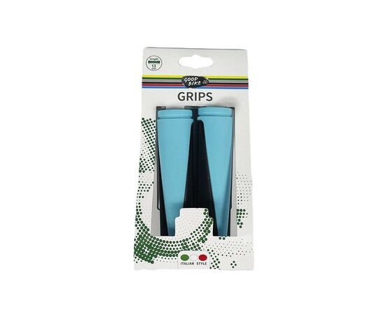 Грипсы Good Bike "DOUBLE" 2 шт 130 мм Blue (88146B-IS), изображение 6 Грипсы Good Bike "DOUBLE" 2 шт 130 мм Blue (88146B-IS), изображение 6