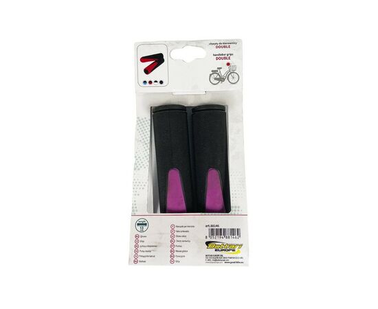 Гріпси Good Bike "DOUBLE" 2 шт 130 мм Violet (88146V-IS), зображення 7 Гріпси Good Bike "DOUBLE" 2 шт 130 мм Violet (88146V-IS), зображення 7