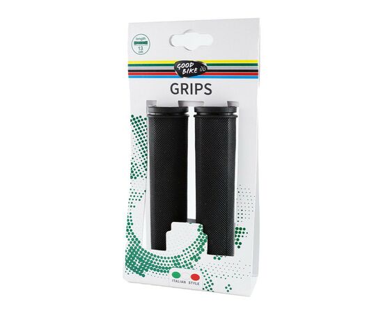 Грипсы Good Bike "SMOOTH" 2шт 130 мм Black (88139B-IS), изображение 2 Грипсы Good Bike "SMOOTH" 2шт 130 мм Black (88139B-IS), изображение 2