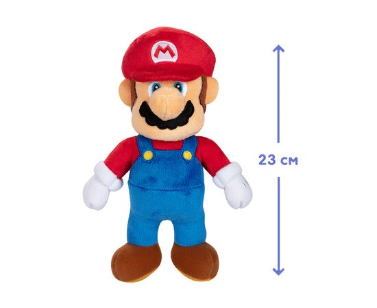 Мягкая игрушка Super Mario Марио 23 см (40948i-GEN), изображение 5 Мягкая игрушка Super Mario Марио 23 см (40948i-GEN), изображение 5