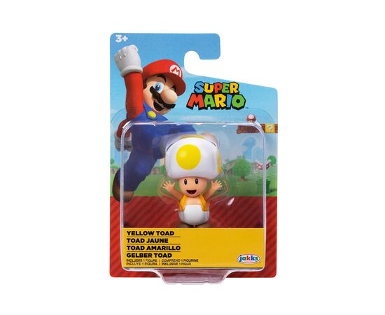 Фігурка Super Mario з артикуляцією - Жовтий Тоад 6 см (41291i-GEN), зображення 4 Фігурка Super Mario з артикуляцією - Жовтий Тоад 6 см (41291i-GEN), зображення 4