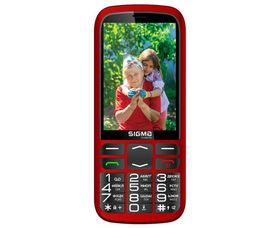 Мобильный телефон Sigma Comfort 50 Optima Type-C Red (4827798122327), изображение 2 Мобильный телефон Sigma Comfort 50 Optima Type-C Red (4827798122327), изображение 2