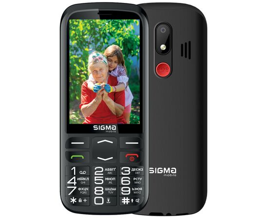 Мобільний телефон Sigma Comfort 50 Optima Type-C Black (4827798122310)