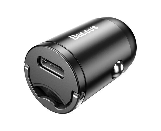 Зарядное устройство Baseus Tiny Star Mini PPS Car Charge USB-A Gray (VCHX-B0G), изображение 5 Зарядное устройство Baseus Tiny Star Mini PPS Car Charge USB-A Gray (VCHX-B0G), изображение 5