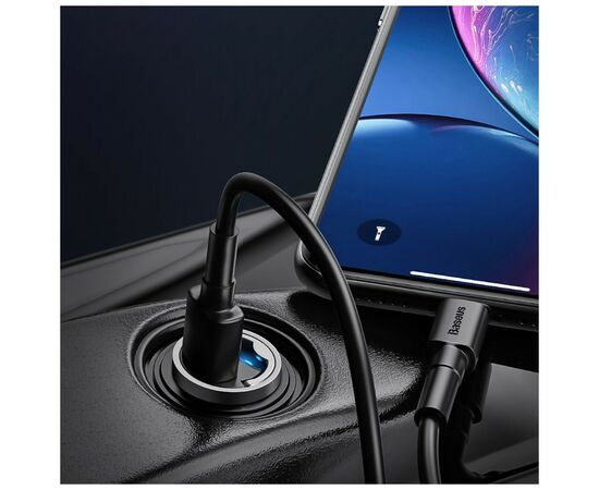Зарядное устройство Baseus Tiny Star Mini PPS Car Charge USB-A Gray (VCHX-B0G), изображение 7 Зарядное устройство Baseus Tiny Star Mini PPS Car Charge USB-A Gray (VCHX-B0G), изображение 7