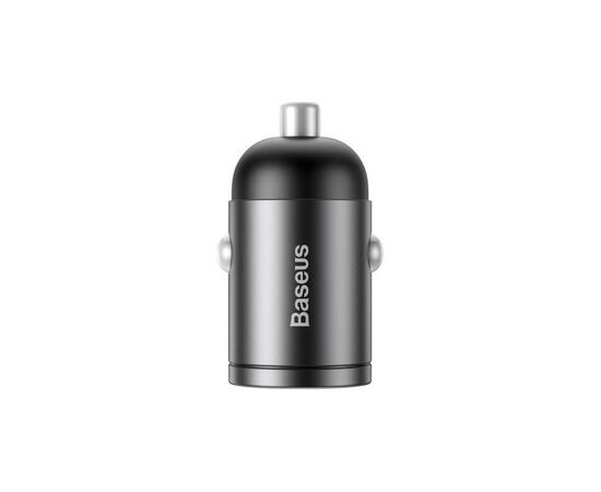 Зарядное устройство Baseus Tiny Star Mini Quick Charge Car Charger USB-A Gray (VCHX-A0G), изображение 2 Зарядное устройство Baseus Tiny Star Mini Quick Charge Car Charger USB-A Gray (VCHX-A0G), изображение 2