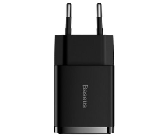 Зарядное устройство Baseus Compact Charger 2U Black (CCXJ010201), изображение 5 Зарядное устройство Baseus Compact Charger 2U Black (CCXJ010201), изображение 5