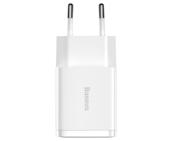 Зарядное устройство Baseus Compact Charger 2U White (CCXJ010202), изображение 5 Зарядное устройство Baseus Compact Charger 2U White (CCXJ010202), изображение 5