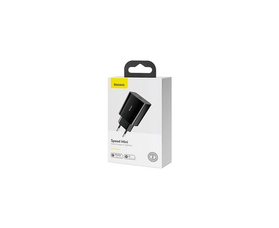 Зарядное устройство Baseus Speed Mini Quick Charger Black (CCFS-SN01), изображение 7 Зарядное устройство Baseus Speed Mini Quick Charger Black (CCFS-SN01), изображение 7