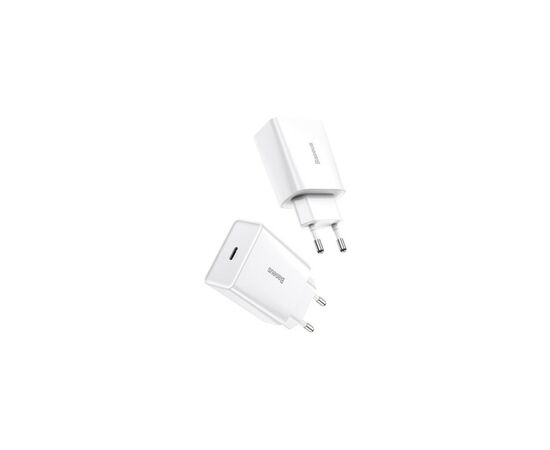 Зарядное устройство Baseus Speed Mini Quick Charger White (CCFS-SN02), изображение 5 Зарядное устройство Baseus Speed Mini Quick Charger White (CCFS-SN02), изображение 5