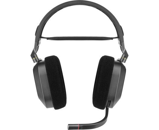 Наушники Corsair HS80 RGB Wireless Carbon (CA-9011235-EU), изображение 2 Наушники Corsair HS80 RGB Wireless Carbon (CA-9011235-EU), изображение 2