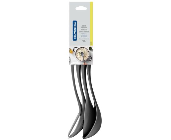 Кухонный набор Tramontina Ability Nylon Graphite (25199/601), изображение 6 Кухонный набор Tramontina Ability Nylon Graphite (25199/601), изображение 6