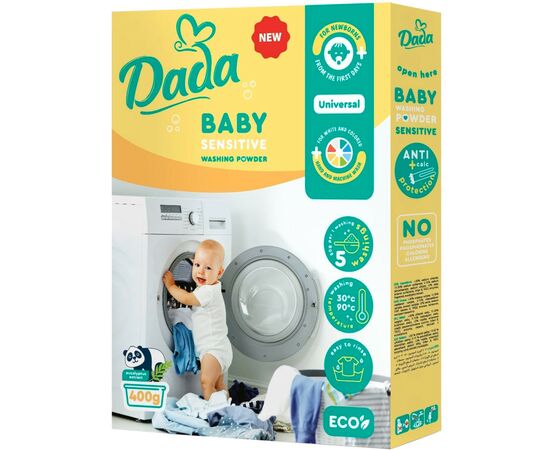 Пральний порошок Dada для прання дитячих речей 400 г (4820174980320)