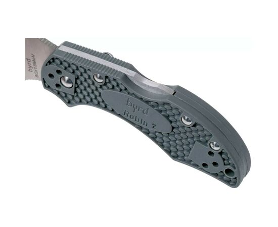 Нож Spyderco Byrd Robin 2 FRN Grey (BY10PGY2), изображение 5 Нож Spyderco Byrd Robin 2 FRN Grey (BY10PGY2), изображение 5