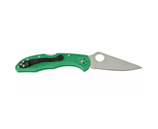 Нож Spyderco Delica 4 Flat Ground ACX 390 Green (C11FPGR), изображение 2 Нож Spyderco Delica 4 Flat Ground ACX 390 Green (C11FPGR), изображение 2