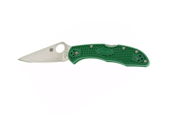 Нож Spyderco Delica 4 Flat Ground ACX 390 Green (C11FPGR)