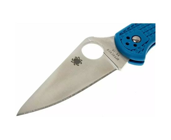 Нож Spyderco Delica 4 Flat Ground Blue (C11FPBL), изображение 3 Нож Spyderco Delica 4 Flat Ground Blue (C11FPBL), изображение 3