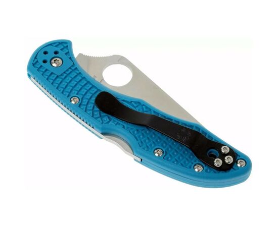Нож Spyderco Delica 4 Flat Ground Blue (C11FPBL), изображение 6 Нож Spyderco Delica 4 Flat Ground Blue (C11FPBL), изображение 6