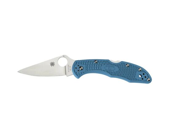 Нож Spyderco Delica 4 Flat Ground Blue (C11FPBL)