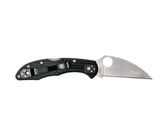 Нож Spyderco Delica 4 Wharncliffe Black (C11FPWCBK), изображение 2 Нож Spyderco Delica 4 Wharncliffe Black (C11FPWCBK), изображение 2