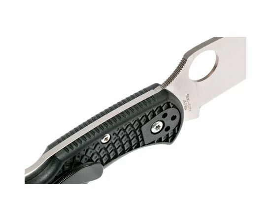 Нож Spyderco Delica 4 Wharncliffe Black (C11FPWCBK), изображение 4 Нож Spyderco Delica 4 Wharncliffe Black (C11FPWCBK), изображение 4