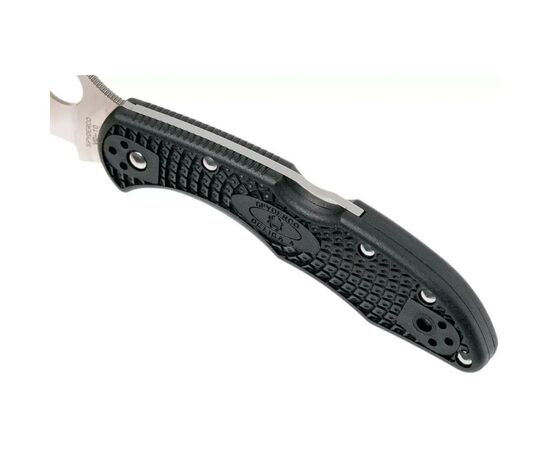 Нож Spyderco Delica 4 Wharncliffe Black (C11FPWCBK), изображение 6 Нож Spyderco Delica 4 Wharncliffe Black (C11FPWCBK), изображение 6