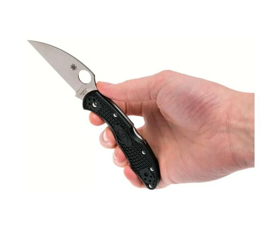 Нож Spyderco Delica 4 Wharncliffe Black (C11FPWCBK), изображение 8 Нож Spyderco Delica 4 Wharncliffe Black (C11FPWCBK), изображение 8