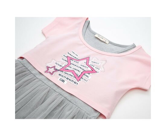 Платье Breeze с фатиновой юбкой и с топом (14364-128G-pink), изображение 4 Платье Breeze с фатиновой юбкой и с топом (14364-128G-pink), изображение 4
