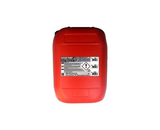 Трансмісійна олива Alpine Gear Oil 85W-140 GL-5 20л (0785-20)