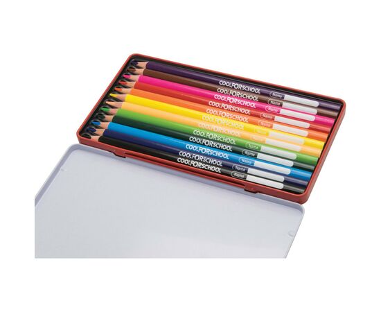 Карандаши цветные Cool For School Premium трехгранные, 12 цветов (CF15177), зображення 2