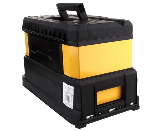 Ящик для инструментов Stanley 20", 545x280x335 мм, профессиональный металлопластмассовый (1-95-829), изображение 2 Ящик для инструментов Stanley 20", 545x280x335 мм, профессиональный металлопластмассовый (1-95-829), изображение 2