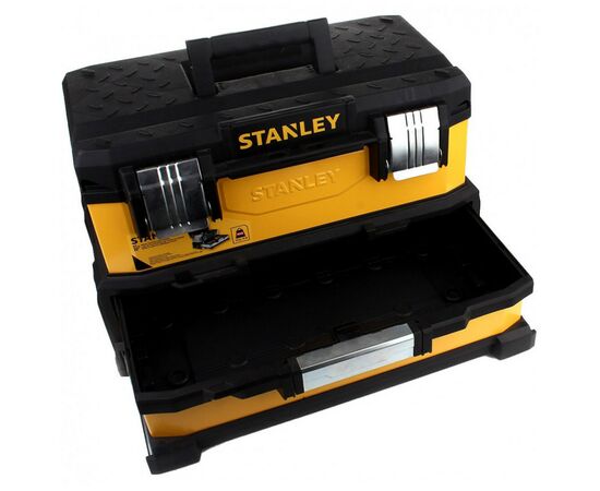 Ящик для инструментов Stanley 20", 545x280x335 мм, профессиональный металлопластмассовый (1-95-829), изображение 3 Ящик для инструментов Stanley 20", 545x280x335 мм, профессиональный металлопластмассовый (1-95-829), изображение 3