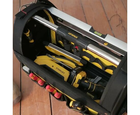 Сумка для инструмента Stanley FatMax Open Tote, открытая , 18", 480 x 250 x 330мм (1-93-951), изображение 7 Сумка для инструмента Stanley FatMax Open Tote, открытая , 18", 480 x 250 x 330мм (1-93-951), изображение 7