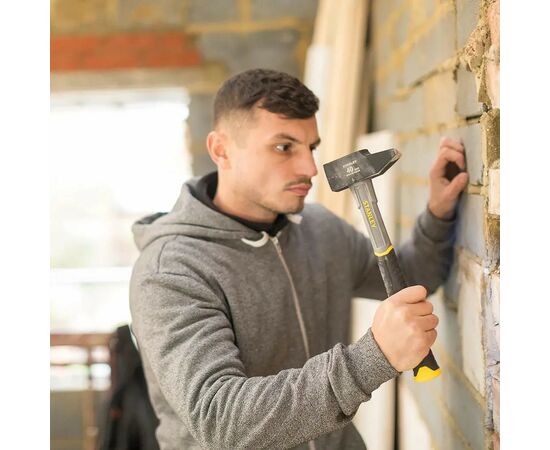 Молоток Stanley Fiberglass, 300 г (STHT0-54131), зображення 6 Молоток Stanley Fiberglass, 300 г (STHT0-54131), зображення 6