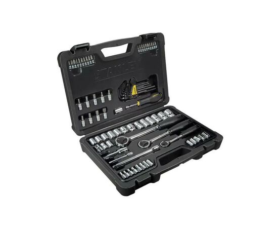 Набір інструментів Stanley Maxi-Drive торцевих 1/4", 3/8", 1/2", 80 предм. (STHT0-73930)