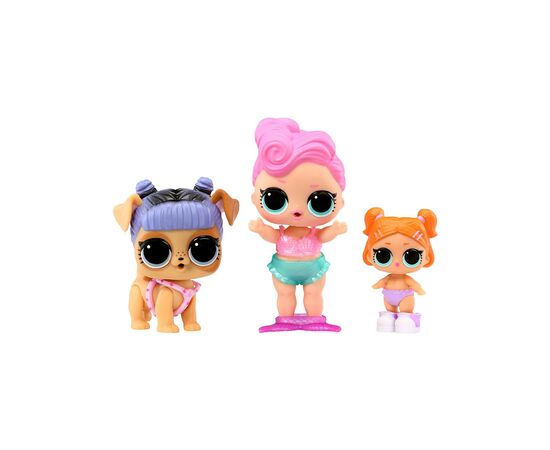 Фигурка L.O.L. Surprise! серии OPP Tot + Pet + Lil Sis - Уэйвс, Канзас К9, Лил Битс (987864), изображение 2 Фигурка L.O.L. Surprise! серии OPP Tot + Pet + Lil Sis - Уэйвс, Канзас К9, Лил Битс (987864), изображение 2