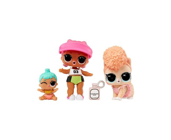 Фигурка L.O.L. Surprise! серии OPP Tot + Pet + Lil Sis - Спайки, Китти, Лил Дженни (987895), изображение 2 Фигурка L.O.L. Surprise! серии OPP Tot + Pet + Lil Sis - Спайки, Китти, Лил Дженни (987895), изображение 2