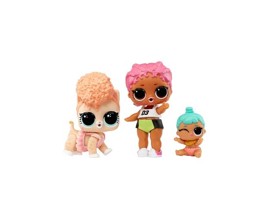 Фигурка L.O.L. Surprise! серии OPP Tot + Pet + Lil Sis - Спайки, Китти, Лил Дженни (987895), изображение 3 Фигурка L.O.L. Surprise! серии OPP Tot + Pet + Lil Sis - Спайки, Китти, Лил Дженни (987895), изображение 3