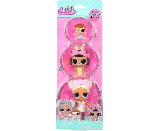 Фігурка L.O.L. Surprise! серії OPP Tot + Pet + Lil Sis - Флаувер Чайлд, Шорт Стоп Хо (987871)