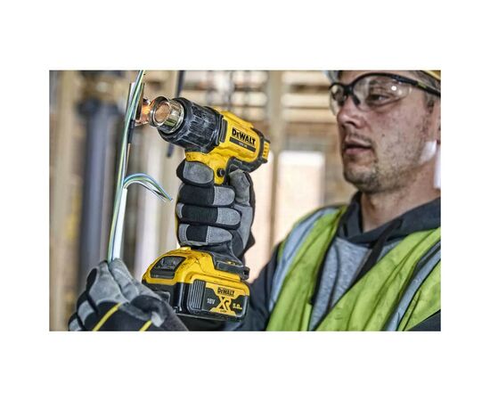 Строительный фен DeWALT 18В, 290 - 530 °C, 0.5 кг (без АКБ и ЗУ) (DCE530N), изображение 7 Строительный фен DeWALT 18В, 290 - 530 °C, 0.5 кг (без АКБ и ЗУ) (DCE530N), изображение 7