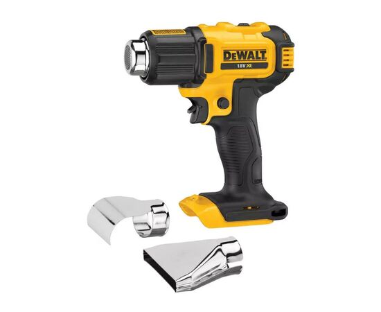 Будівельний фен DeWALT 18В, 290 - 530 °C, 0.5 кг (без АКБ та ЗП) (DCE530N)