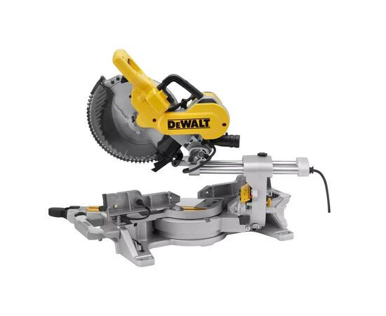 Торцовочная пила DeWALT 1675 Вт, диск 250х30 мм, 4000 об/мин, XPS, 22 кг (DWS727), изображение 3 Торцовочная пила DeWALT 1675 Вт, диск 250х30 мм, 4000 об/мин, XPS, 22 кг (DWS727), изображение 3