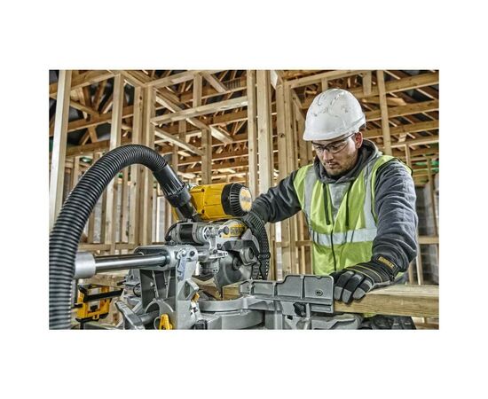 Торцовочная пила DeWALT 1675 Вт, диск 250х30 мм, 4000 об/мин, XPS, 22 кг (DWS727), изображение 5 Торцовочная пила DeWALT 1675 Вт, диск 250х30 мм, 4000 об/мин, XPS, 22 кг (DWS727), изображение 5