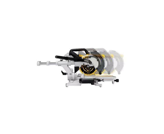 Торцовочная пила DeWALT 18V XR Li-Ion, диск 184x16 мм, 3750 об/мин, XPS (без АКБ и ЗУ) (DCS365N), изображение 4 Торцовочная пила DeWALT 18V XR Li-Ion, диск 184x16 мм, 3750 об/мин, XPS (без АКБ и ЗУ) (DCS365N), изображение 4