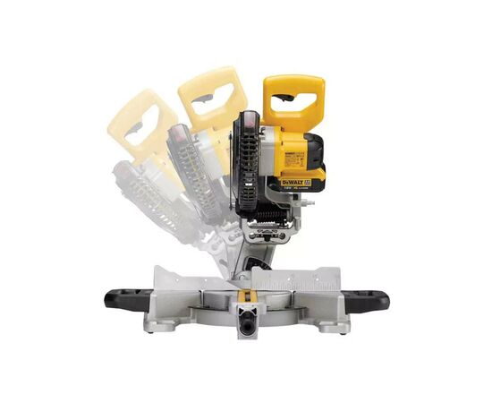Торцовочная пила DeWALT 18V XR Li-Ion, диск 184x16 мм, 3750 об/мин, XPS (без АКБ и ЗУ) (DCS365N), изображение 5 Торцовочная пила DeWALT 18V XR Li-Ion, диск 184x16 мм, 3750 об/мин, XPS (без АКБ и ЗУ) (DCS365N), изображение 5